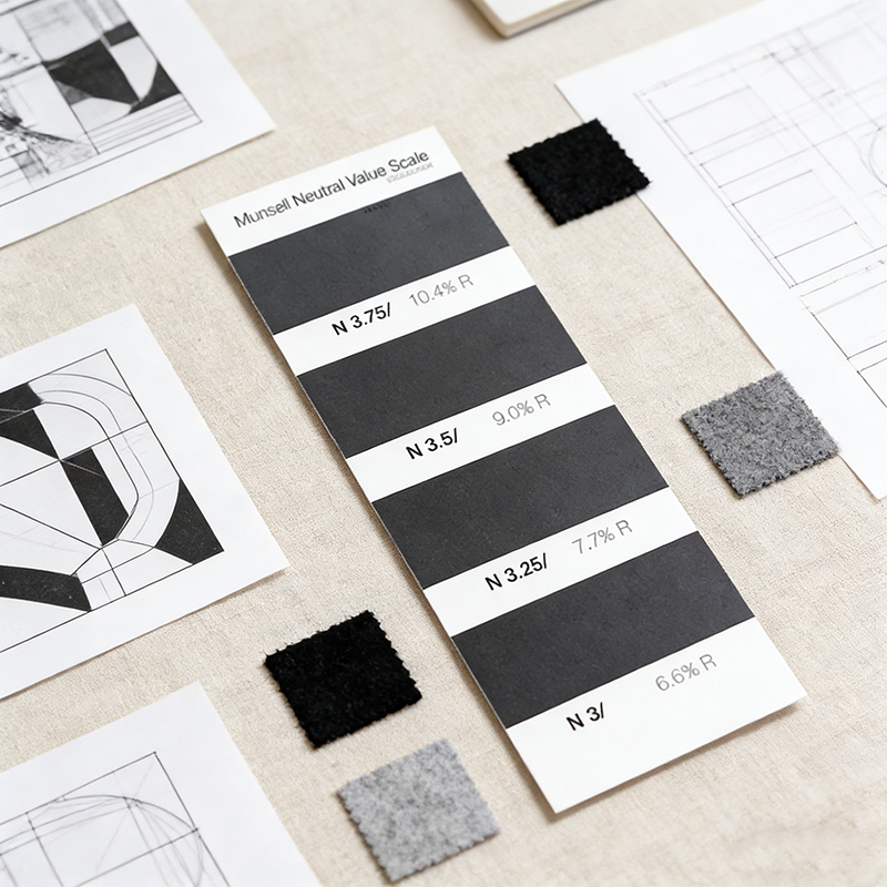 munsell明度精选色卡应用